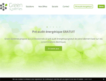 Tablet Screenshot of greensystemes.com